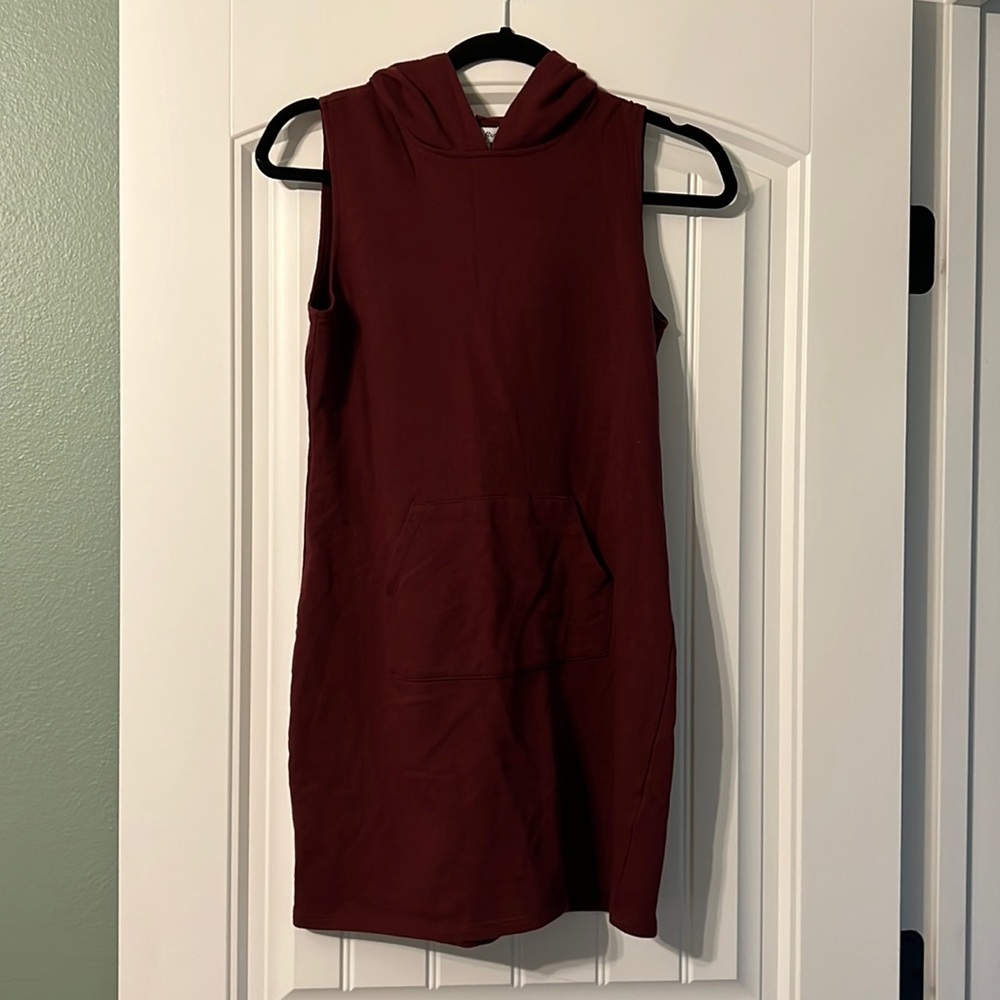 Hoodie sleeveless dress